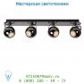 26950/24/09 Lucide MINCOMET LED 4xGU10/5W 53/9/14cm Schwarz Chr спот