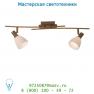26952/22/03 спот Lucide ROX Spot 2xG9/28W 2700K 370LM Bronze/Opal Glas