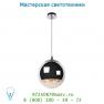 Lucide MANTA Hangel. E27 D30cm Glas Claer/Chrome подвесной светильник 31478/30/11