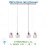31485/04/11 Lucide NORA Hangel. 4xE27 L126.5cm Chroom/ Helles Glas подвесной светильник