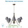 31333/08/41 подвесной светильник Lucide CAMPAGNE Krone 8xE14(Schirm 61009/16/36) Taupe