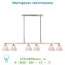 Lucide FJORD Hangel. 6xG9/28Wincl L130.5cm Opaal Glas подвесной светильник 31464/06/12