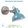 Настенный светильник Lucide WIMPY Wandl. E14 L25 H14.5cm Grau/Türkisfarbig 31279/01/37