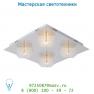Потолочный светильник 36105/24/11 Lucide ROBA Deckenl. 4xG9/28W 40/40/10.5cm Glas/Kroom