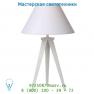 42502/81/31 настольная лампа Lucide JOLLI Tischl. E27 D32 H63cm Holz/Schirm Weiss