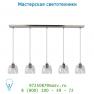 31493/05/60 Lucide MONDAVO Hangel. 5xE14 L120 D16 H13cm Klares Glas подвесной светильник