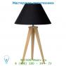 42502/81/30 настольная лампа Lucide JOLLI Tischl. E27 D32 H63cm Holz/Schirm Schwarz