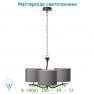 Подвесной светильник 37301/03/15 Lucide CORDOBA Hangel. 3xE27 D65 H45cm Met Grau
