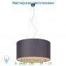 Подвесной светильник 61452/60/36 Lucide CORAL Hangel. Baumwolle E27 D60/H30 Grau