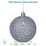 Lucide AYLA Hangel. E27 D320cm Blau Acryl/Kroom подвесной светильник 71432/01/35