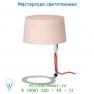 70568/24/61 Lucide AIKO Tischl. G9 incl D16 H24cm Opaal Glas/Chrome настольная лампа