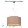 Lucide CORAL Hangel. Baumwolle E27 D60/H30 Taupe подвесной светильник 61452/60/41