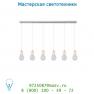 Подвесной светильник 70476/26/60 Lucide LAMPE Hangel. 6xG4/20W L110 H141cm Helles Glas