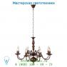 Lucide BARROCCO Krone 8xE14 Ø65 H110cm Rust 78362/08/97 подвесной светильник