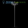 Торшер MM Lampadari 1Z003/LT5 V1607