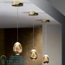 Shuller арт.784347 ROCIO PENDANT 1 LED, GOLD