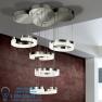 Shuller арт.562782 ON LED LAMP, 5 GLASS SHADES