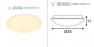 133743 SLV LIPSY 40 LED Deckenleuchte, rund, 54 LED, 3000K, mit weissem Kunststoffdiffusor