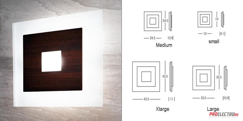 Светильник Linea Light FORUM Wall Light, G9 1x33W