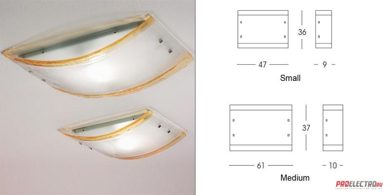Linea Light AMBRA/CRISTALLO Ceiling/Wall Light светильник, Depends on lamp size