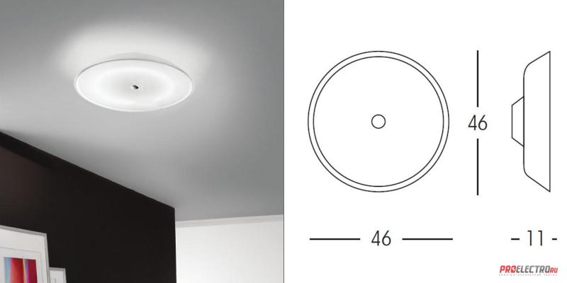 Linea Light светильник Disco Wall Light, 2GX13 1x55W Fluorescent
