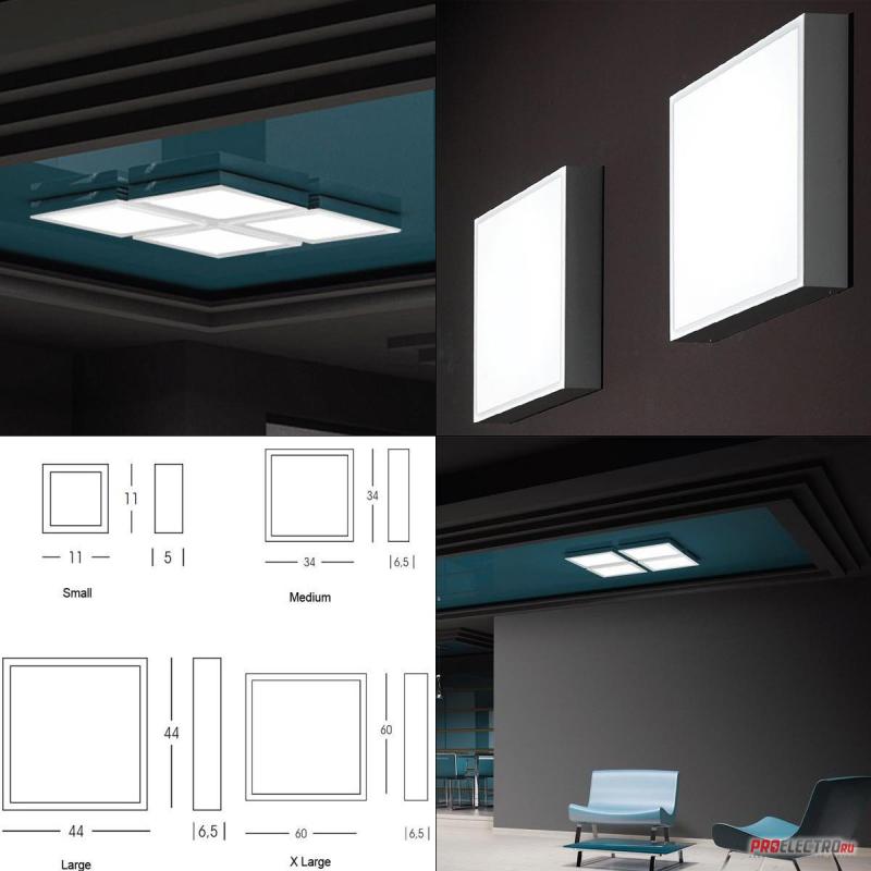 Светильник BOX Ceiling/Wall Light Linea Light, Depends on lamp size