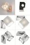 Светильник Fabbian  Cubetto Glass crystal/white/black G03/04 Ceiling/Wall light, Gu10 1x50W