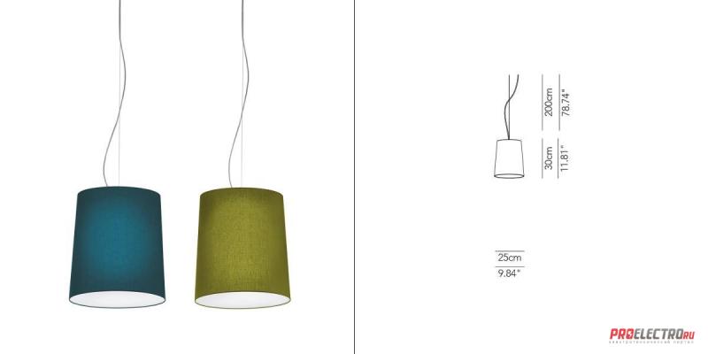 Romeo small Pendant Light Cotton Modoluce светильник, E27 1x42W