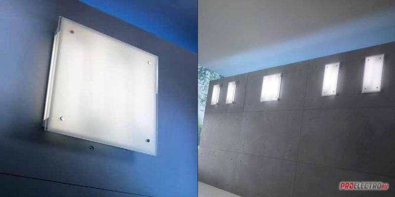Flat Q - 50 / 62 wall sconce/ceiling light Oty Light светильник