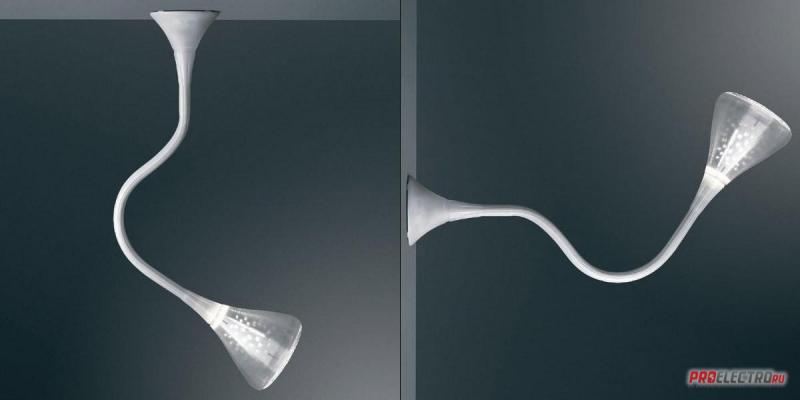 Artemide светильник Pipe parete/soffitto wall sconce/ceiling light, GX24q-3 1x32W