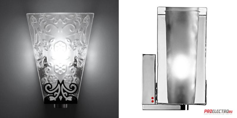 Vicky D01 Wall sconce Fabbian светильник, G9 1x60W