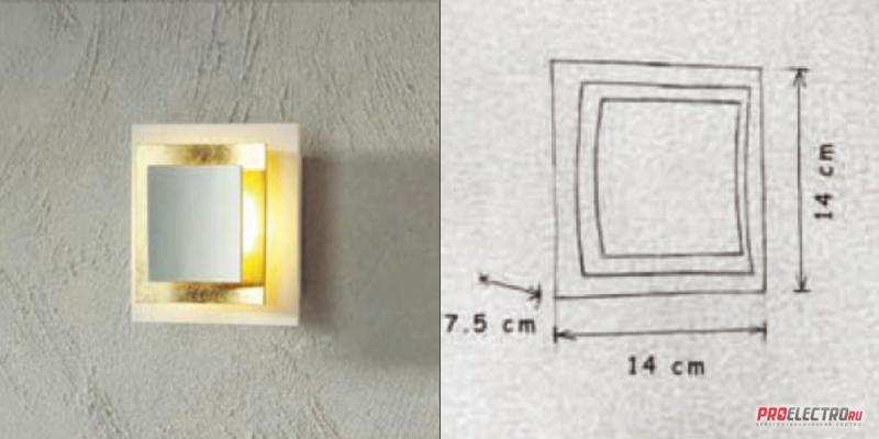 Pages wall sconce светильник Escale, G9 2x25W