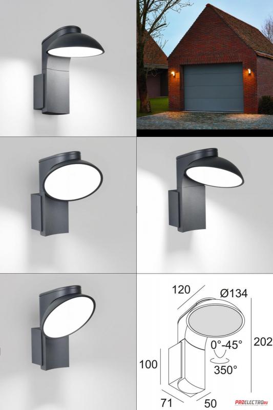Светильник Tweeter X W Outdoor Wall Light DeltaLight, LED 1x6W