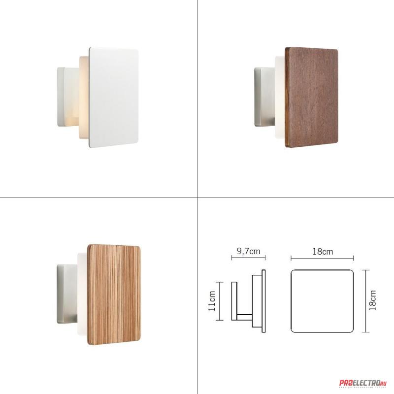 Fabbian No More wall lamp OPEN BOX SALE светильник, GRZ10d 1x18W