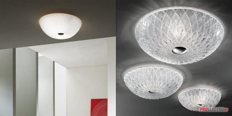 Linea Light светильник  Candy Ceiling Light small / crystall Stock Items , E27 2x30W