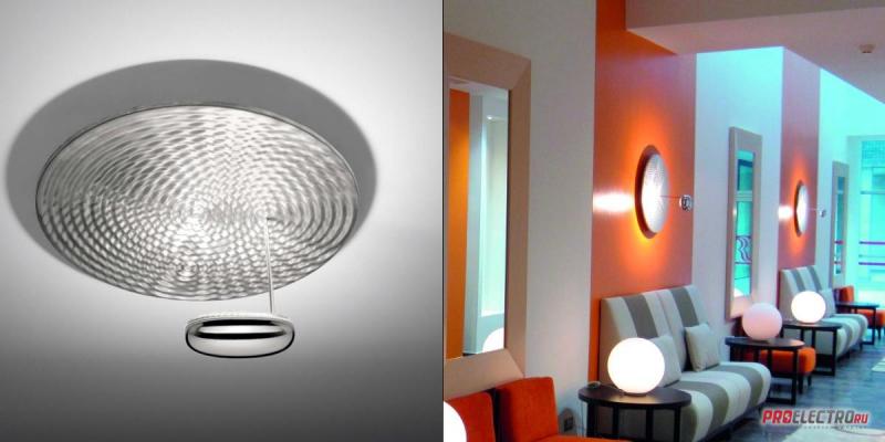 Artemide светильник Droplet mini parete/soffitto wall sconce/ceiling light Inventory Sale, R7s 1