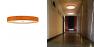 Discovolante E27 D40 Pleated Fabric Ceiling- / Wall light OPEN BOX SALE ORANGE светильник Modolu