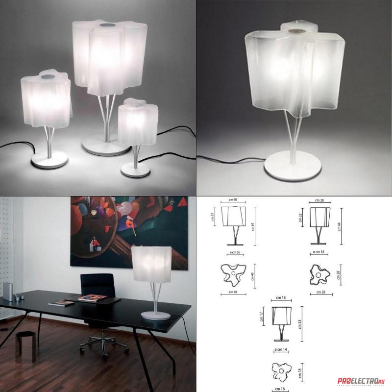 Светильник Artemide Logico tavolo/ mini/ micro table light, Depends on lamp size