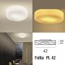 Follia PL 42 Ceiling fixture светильник Vistosi, E27 2x100W