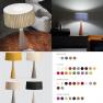 Modoluce Aura Table Light naturgrey Base, Cotton/dimmable светильник, E27 1x70W