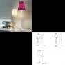 Lucilla Table lamp white Base/ Shade cottom/ Dimmable светильник Modoluce, E14 1x42W