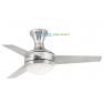 MINI UFO Matt nickel ceiling fan 33455 Faro, люстра-вентилятор