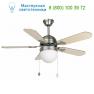 AGADIR Matt nickel ceiling fan Faro 33157, люстра-вентилятор