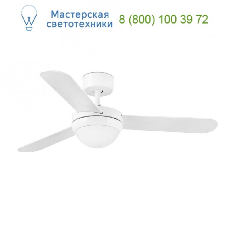 FEROE White ceiling fan Faro 33600, люстра-вентилятор