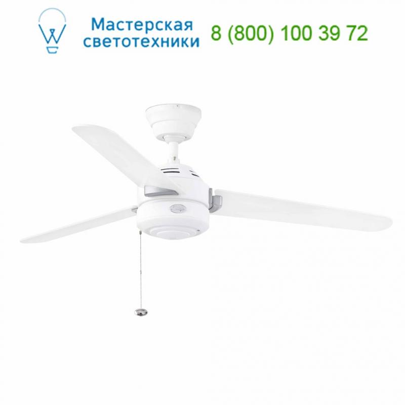 CARERA White ceiling fan 33045 Faro, люстра-вентилятор