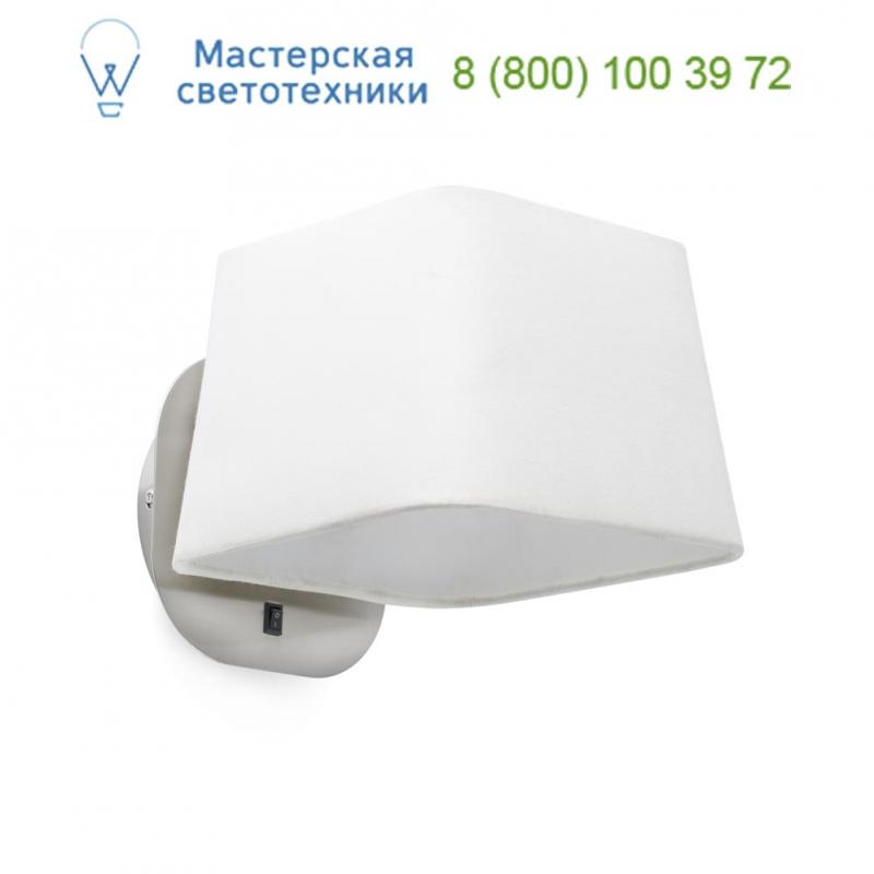 29936 Faro SWEET White and nickel wall lamp, настенный светильник