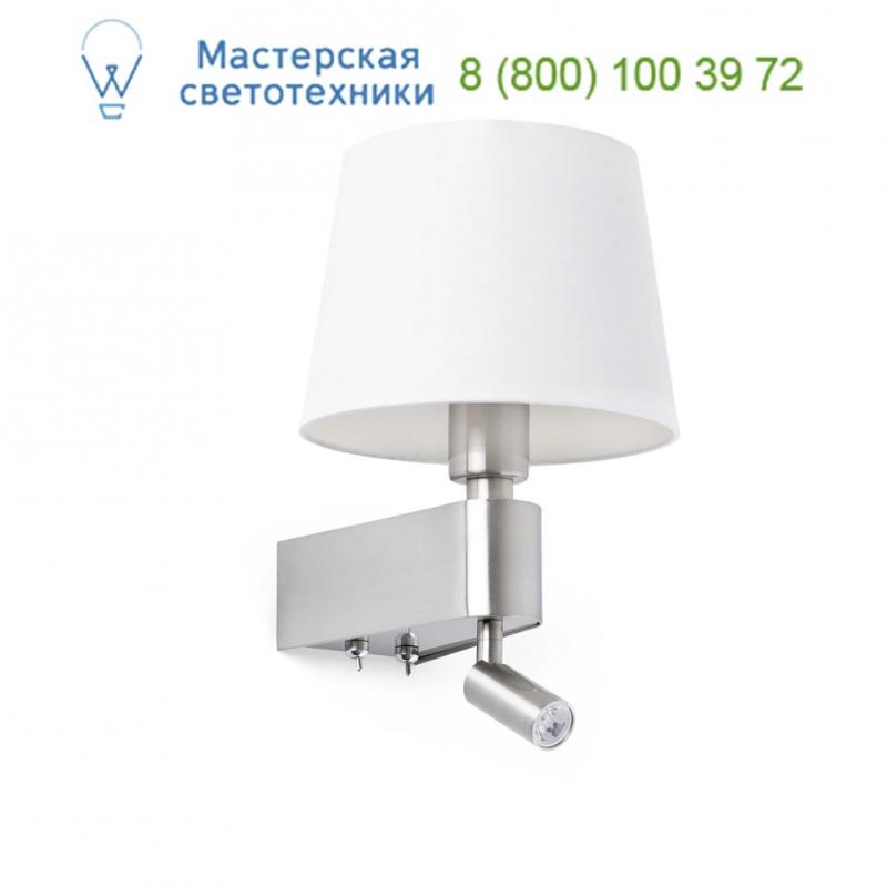 29976 ROOM White wall lamp with LED reader Faro, настенный светильник