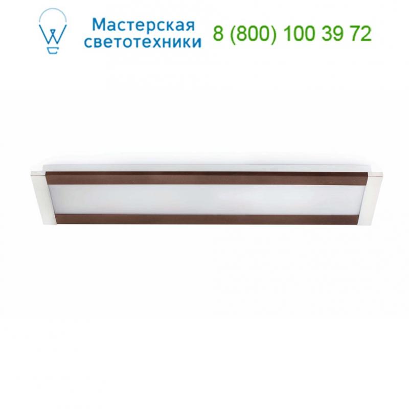03012 Faro AZOR-2 Brown and chrome ceiling lamp 4L, потолочный светильник