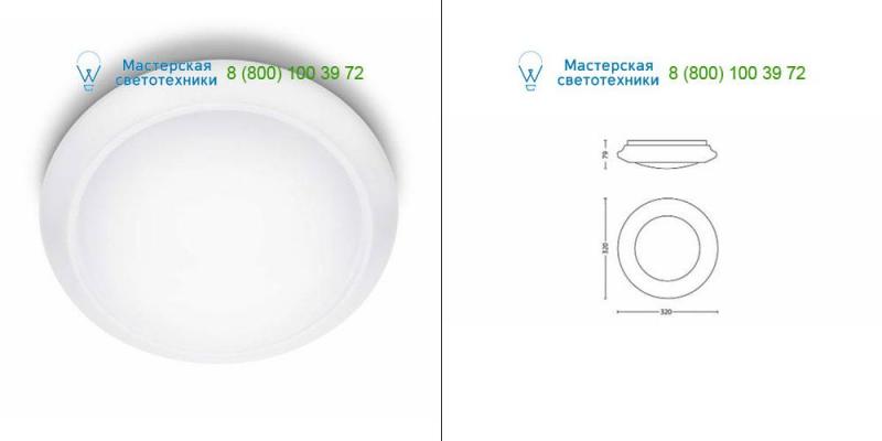 <strong>Philips</strong> white 333623116, накладной светильник > Ceiling