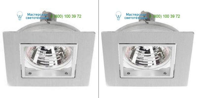 PSM Lighting metallic grey/anodised alu CASZRBDCR.11.40, светильник > Ceiling lights > Recessed